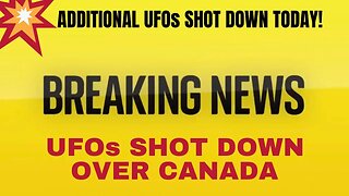 💥F-22 SHOOTS DOWN UFOs in Canada TODAY.