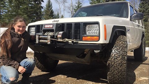 The perfect little 4x4 gets a cheap and dirty lift and homemade winch bumper