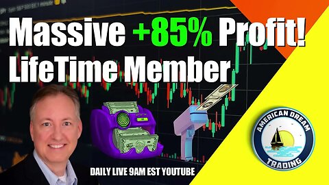 Massive +85% Profit Lifetime Member Stock Market Profits