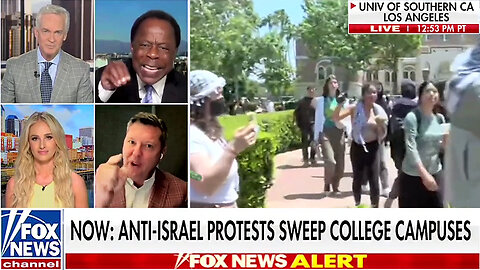 'He's Pro Hamas! He's Pro Gaza!" Fox Panel Chaos As Leo Terrell Says Biden Has Turned Back On Israel