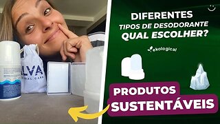 VOCÊ CONHECE OS TIPOS DE DESODORANTE CRISTAL NATURAL DA ALVA? #sustentavel