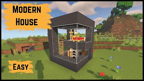 How to Build Modern House in Minecraft || Minecraft House Tutorial