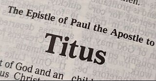 Titus 3:1-8: From Sinners to Saints, The Work of Jesus and the Holy Spirit