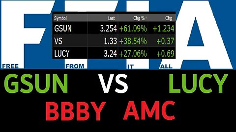 GSUN VS LUCY BBBY & AMC HOLY MOLY WHAT A DAY - IM BACK -join my discord so you never miss my content