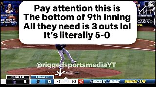 Rigged Miami Marlins 9th inning COMEBACK vs Colorado Rockies | ALL I CAN DO IS LAUGH 🤣🤣🤣