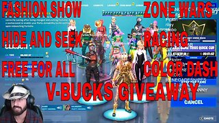 🔴FORTNITE FASHION SHOW LIVE | HIDE AND SEEK | PROP HUNT | FFA GUN GAME | TEAM BATTLES | ZONE WARS