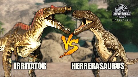 Irritator Vs Herrerasaurus Dinosaurs Fight
