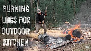 S2 EP5 | WOODWORK | BEGINNING OF THE OUTDOOR FOREST KITCHEN