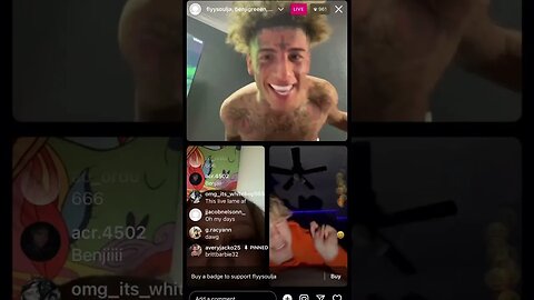 FLYYSOULJA Instagram Live: Island Boy Flyy Attempts To Rizz Up Period Ahh Period Uhh (05-02-23)