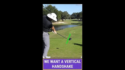 Get rid of your slice pattern with this vertical handshake trick