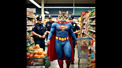 The Cat saves the day at the supermarket #cat #cute #cutecat #kitten #cat #subscribe #viral