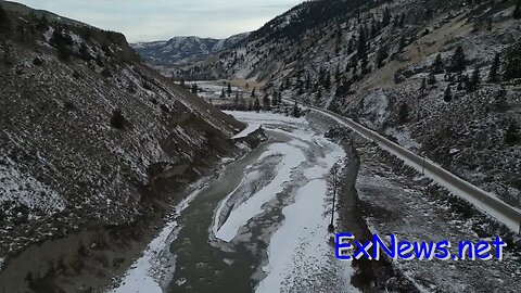 Highway 8 sections pre-Nov 14, 2021, still cling to Nicola river bank