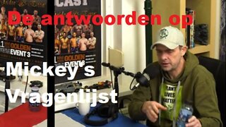 |LIVE| De antwoorden op Mickey's vragenlijst