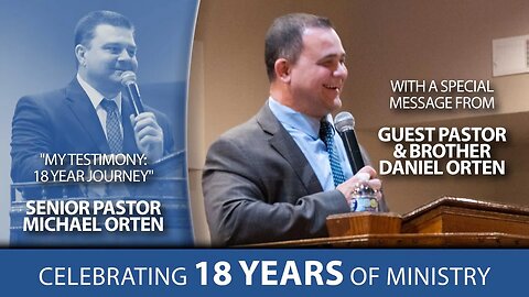 Celebrating 18 years video #sermon #preaching #upci #apostolic #pentecostal