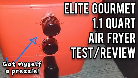 Elite Gourmet 1.1 Quart Air Fryer Test and Review