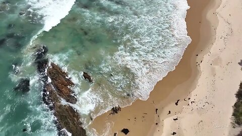 Stunning Betka Beach Mallacoota the South End 28 January 2023 by drone 4k