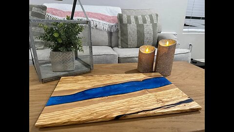 Epoxy River Serving Tray (The Agua Fria)