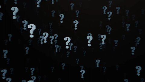 Question mark background - Motion Animated video