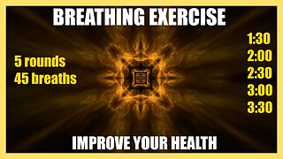 Improve your health with 5 rounds of Wim Hof Breathing Technique