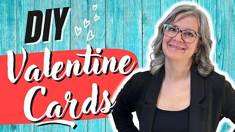 DIY Valentines Day Cards on a Budget / Upcycling Scrap Paper