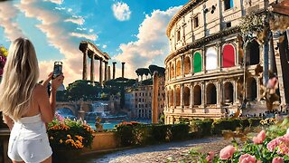 Immerse yourself in the timeless charm of Rome with this captivating video!