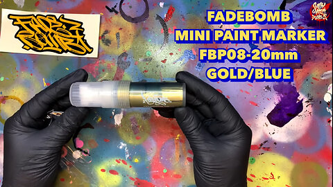 Fadebomb Mini Paint Marker Review (Gold/Blue)