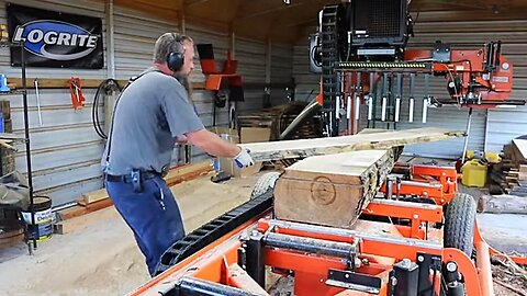 Turning A Cheap Log Into Big Money $ On My Sawmill, Amazing Slabs
