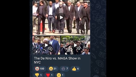 News Shorts: De Niro versus Trump