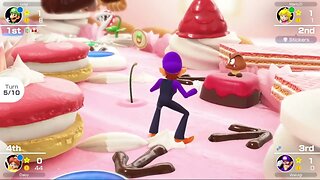 Mario Party Superstars - Peach's Birthday Cake - Peach Daisy Luigi Waluigi