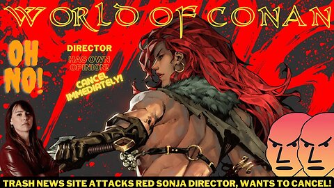 Trash Site Attacks Red Sonja Director! Wants to Cancel? They Salivate at the Thought...