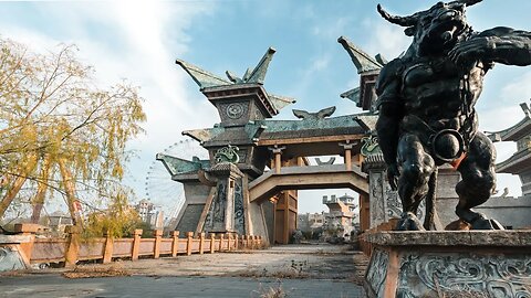 Huge Abandoned $850,000,000 Emperor's Theme Park (China's Lost Disney World)