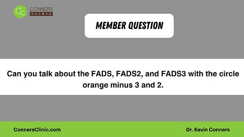 Can you talk about the FADS, FADS2, and FADS3 with the circle orange minus 3 and 2.