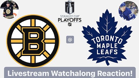 Boston Bruins @ Toronto Maple Leafs 2024 Stanley Cup Playoffs Round 1 Game 6 Live Watchalong