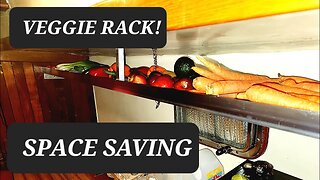 Getting Projects Done To Leave! Veggie Rack Space Saver Is Done!