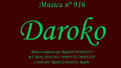 Música nº 916-Daroko