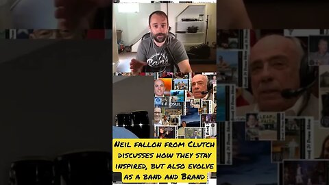 Neil fallon from Clutch discusses how they stay inspired, but also evolve as a band and Brand