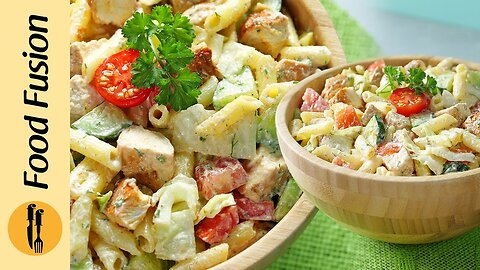 Pasta Salad Restaurant Style recipe by Food Fussion