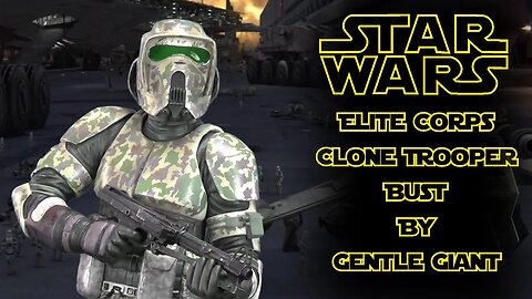 Star Wars Elite Corps Clone Trooper bust by Gentle Giant