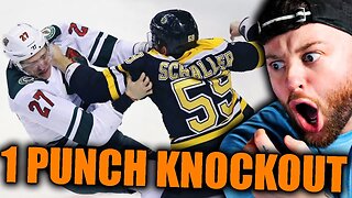 NHL 1 PUNCH KNOCKOUTS ARE SHOCKING!
