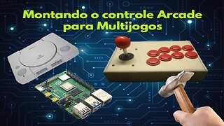 Montando o controle Arcade para Multijogos