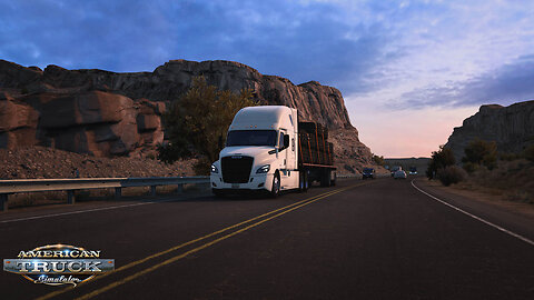 ATS | Freightliner Cascadia | Tucson AZ to Lewistown | Wheels with Volvo rims 27,557lb