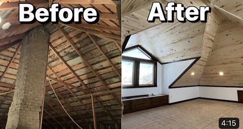 Amazing attic loft transformation!