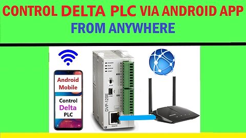 0002 - Control Delta PLC with Android App mobile - anywhere