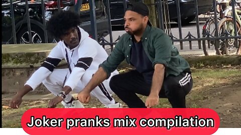 Public prank amazing reaction compilation joker pranks2024//🤣🤣🤣#funny