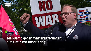 Mai-Demo gegen Waffenlieferungen: "Das ist nicht unser Krieg"