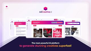 AdCreative.ai Official Promo Video | Generate Ad Creatives that sell