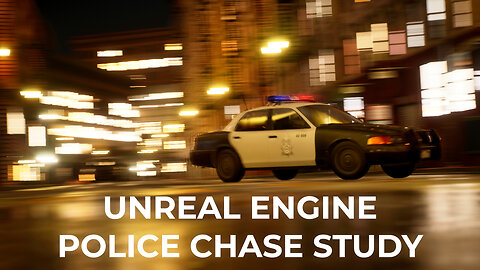 UNREAL ENGINE 5 City Sample Police Chase Study