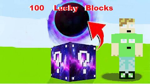 I Opened 100 Void Lucky Blocks In Minecraft!!!!