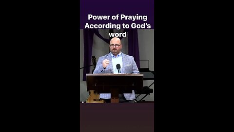The Power Praying According to The Word of God.