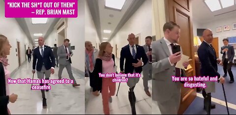 Rep. Brian Mast Goes On An Insane Psycho Rant With Code Pink